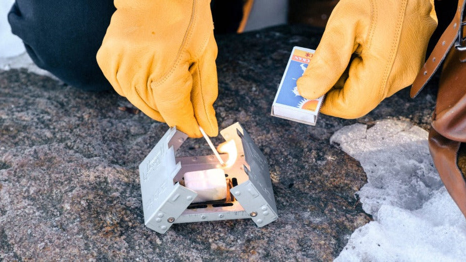 Trockenbrennstoff im Einsatz