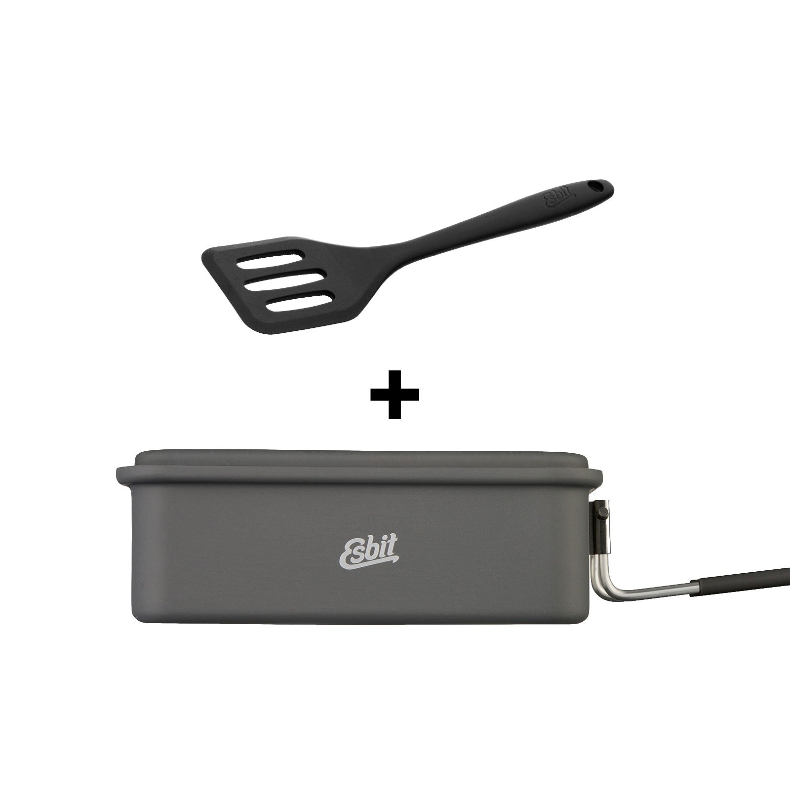 Esbit Campingtopf aus Aluminium Set inkl. Silikonpfannenwender