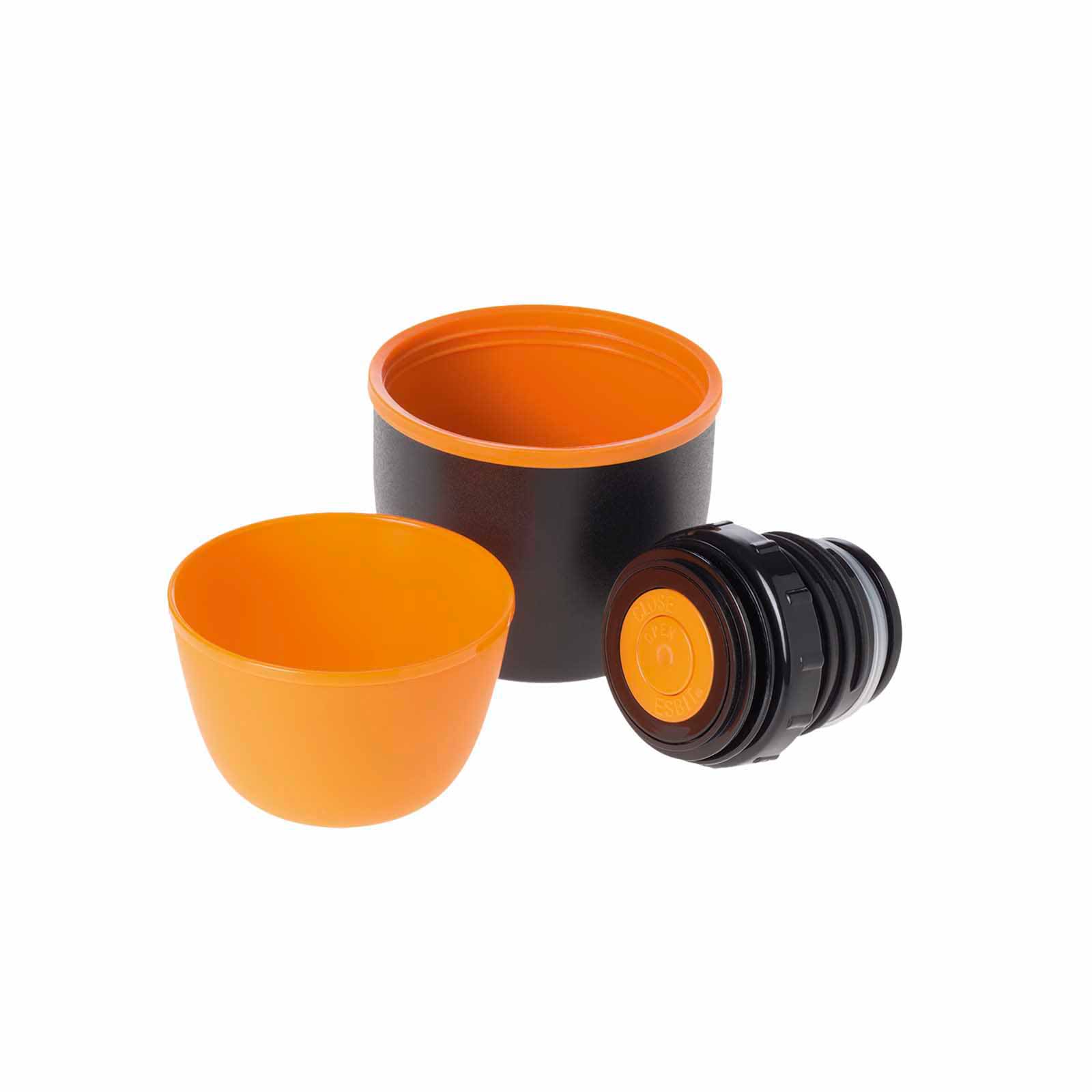 Esbit CLASSIC Isolierflasche Schwarz Deckel und Verschluss