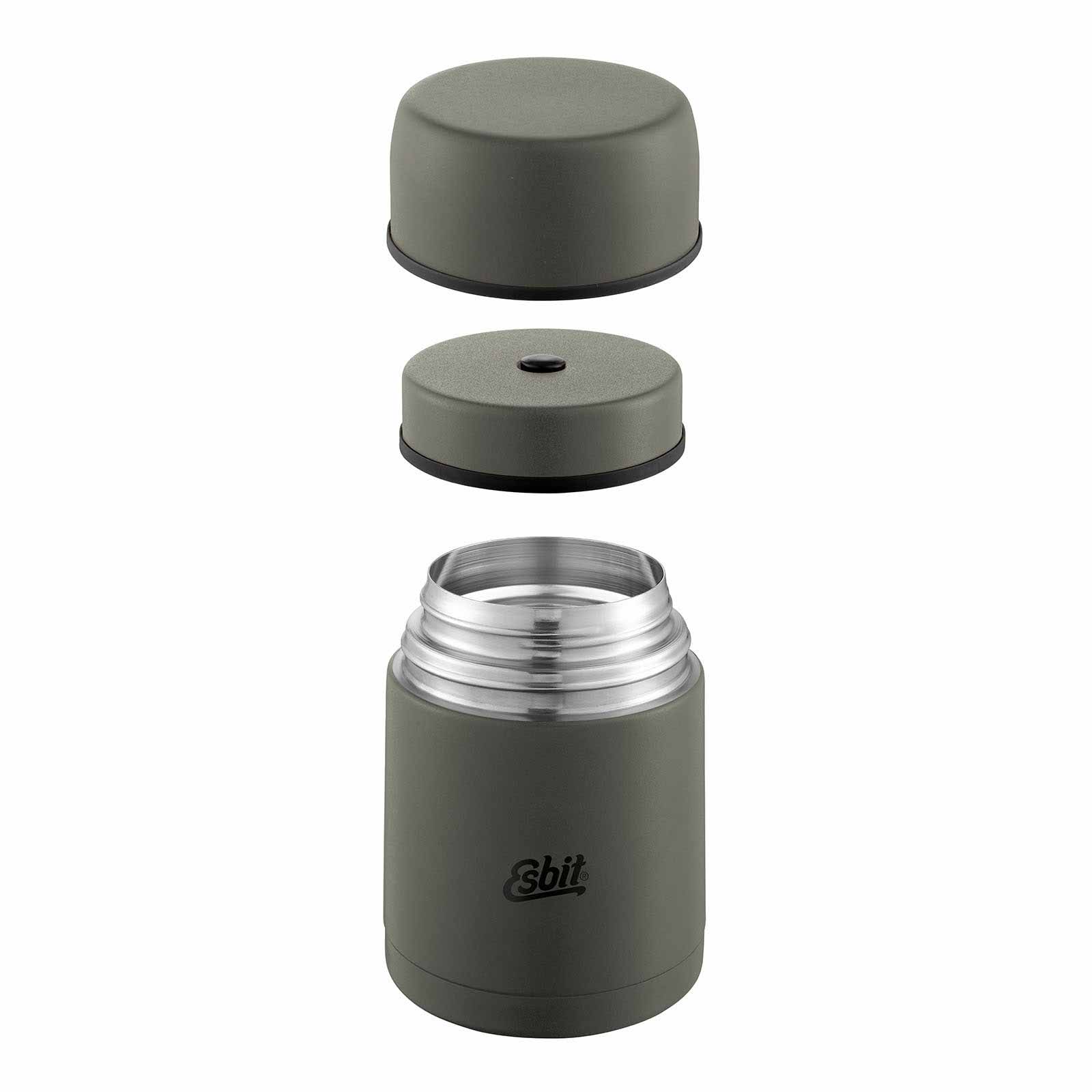 Esbit CLASSIC Thermobehälter Grün schwebend mit Deckel und Verschluss