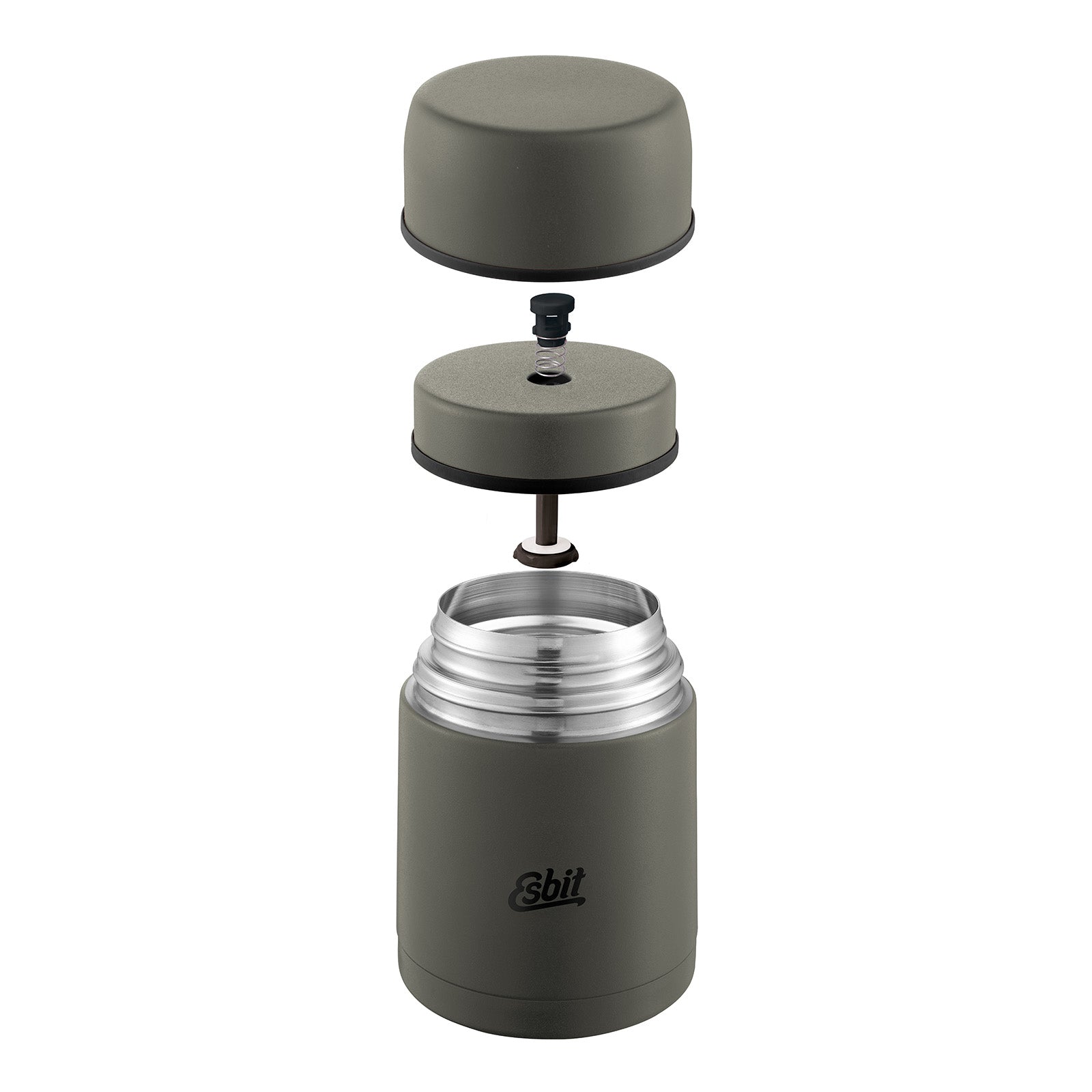 Esbit CLASSIC Thermobehälter Grün schwebend mit Deckel und Verschluss