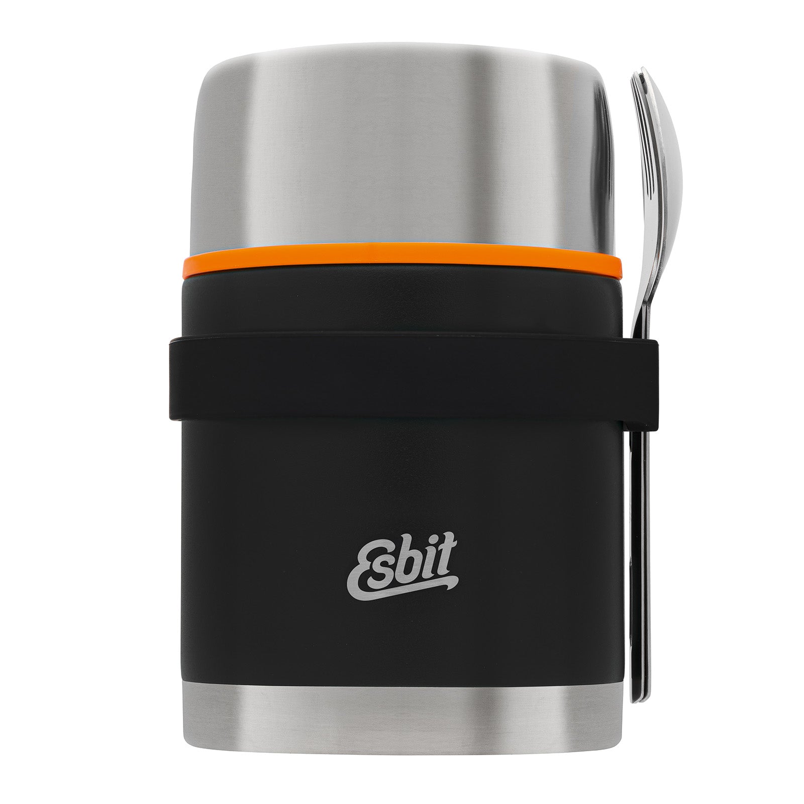 Esbit CLASSIC Thermobehälter Schwarz 750 ml mit Besteck