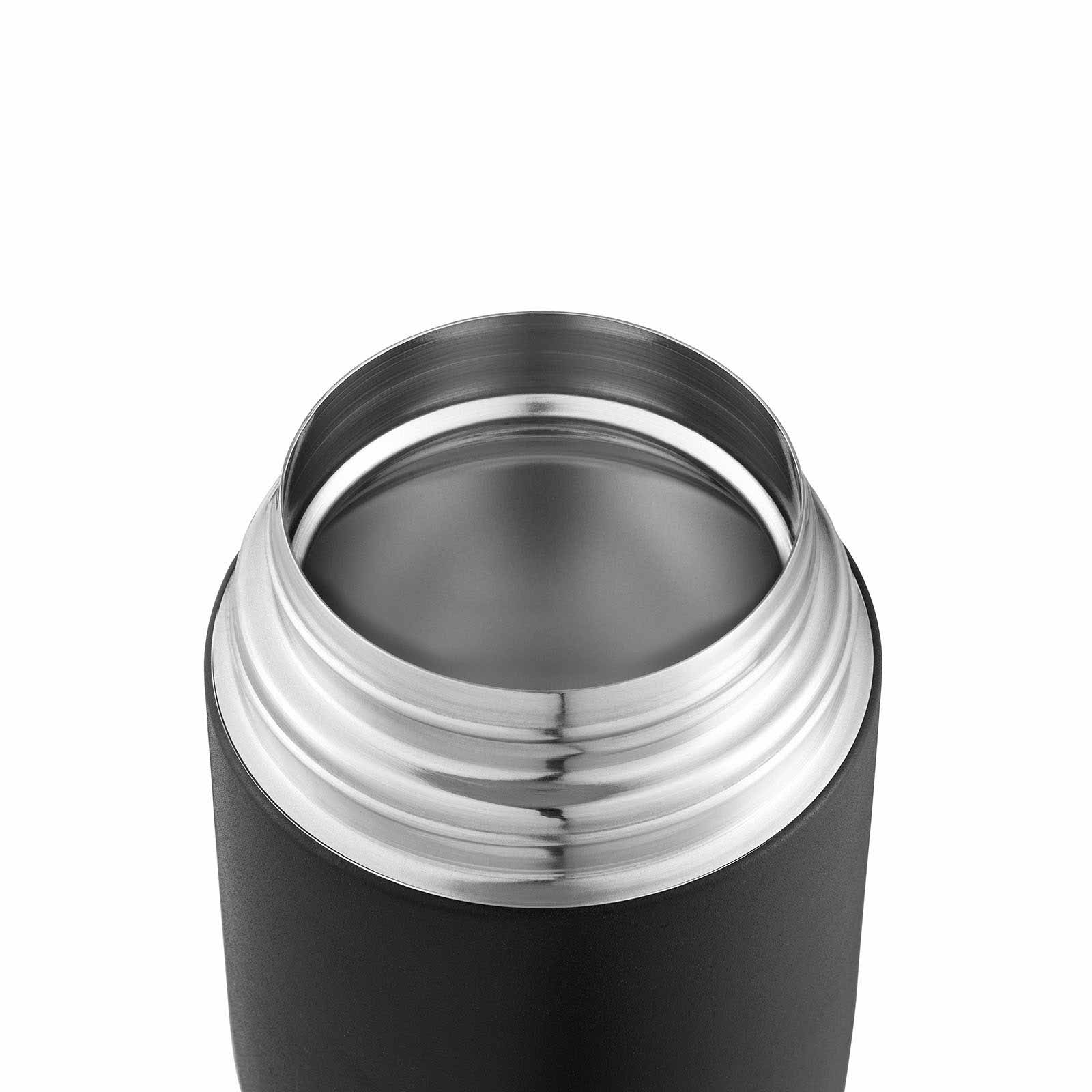 Esbit CLASSIC Thermobehälter Schwarz geöffnet von oben