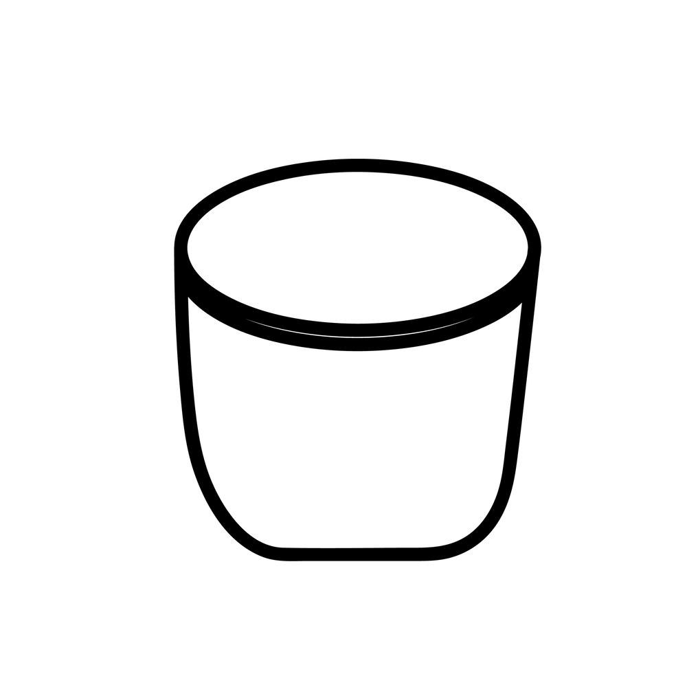 Esbit Icon in Schwarz zeigt einen Trinkbecher als Piktogramm.