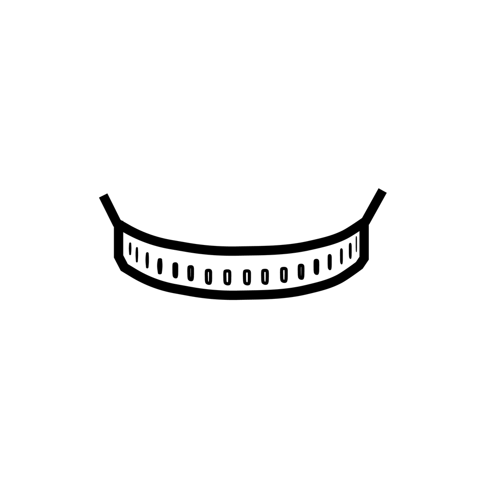 Esbit Icon in Schwarz zeigt den Wärmetauscher vom Spirituskochset CS2350WN.