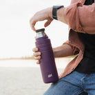 Esbit MAJORIS Isolierflasche Lila 1000 ml bei Pause am Meer