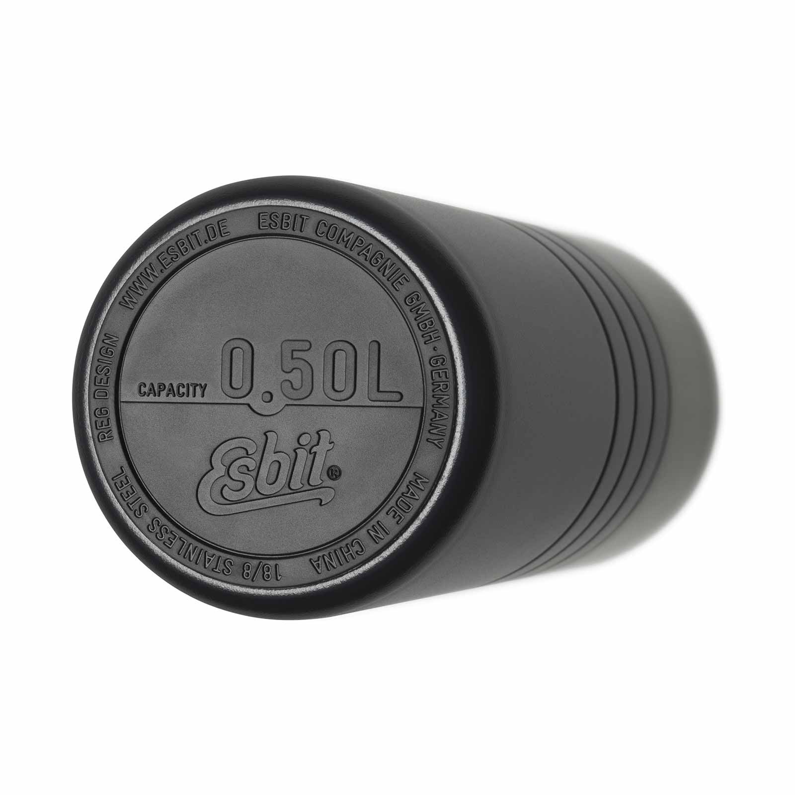 Esbit MAJORIS Isolierflasche Schwarz mit Schutzpad