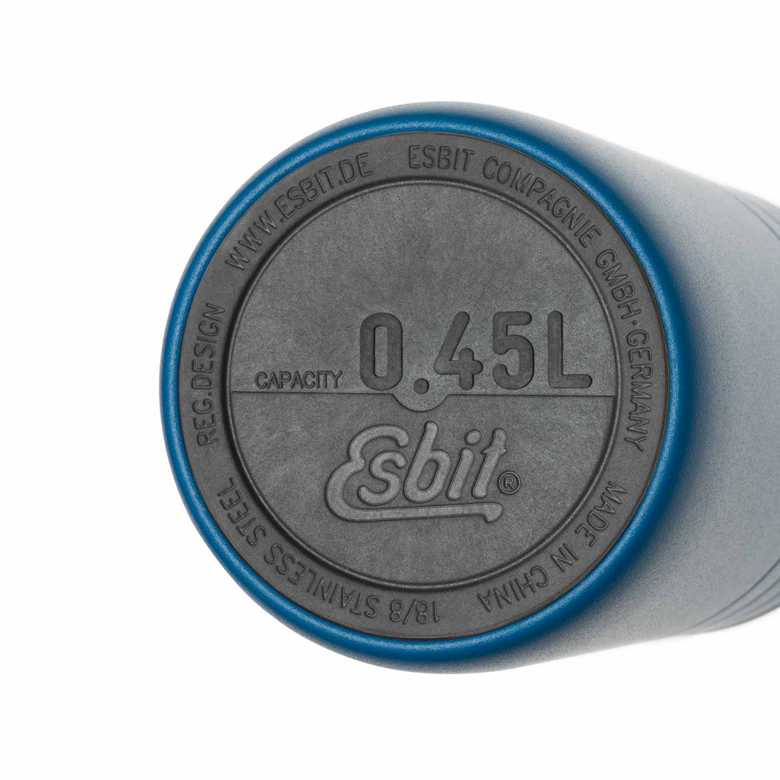 Esbit MAJORIS Isolierbecher Blau 450 ml Schutzpad
