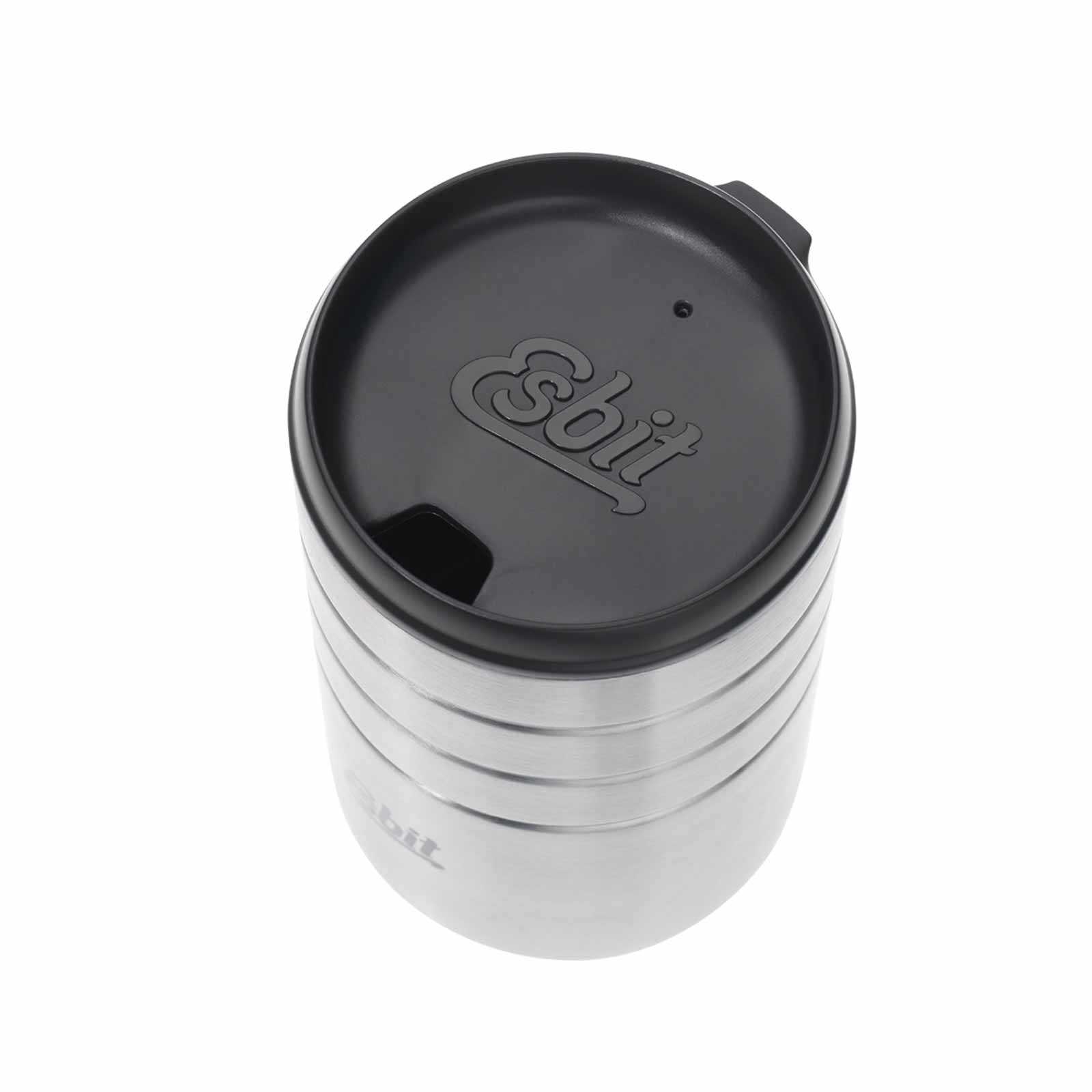 Esbit MAJORIS Thermo Kaffeebecher aus Edelstahl 280 ml von oben