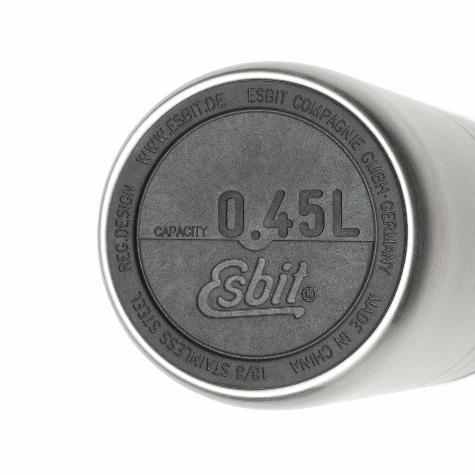 Esbit MAJORIS Isolierbecher aus Edelstahl 450 ml Schutzpad