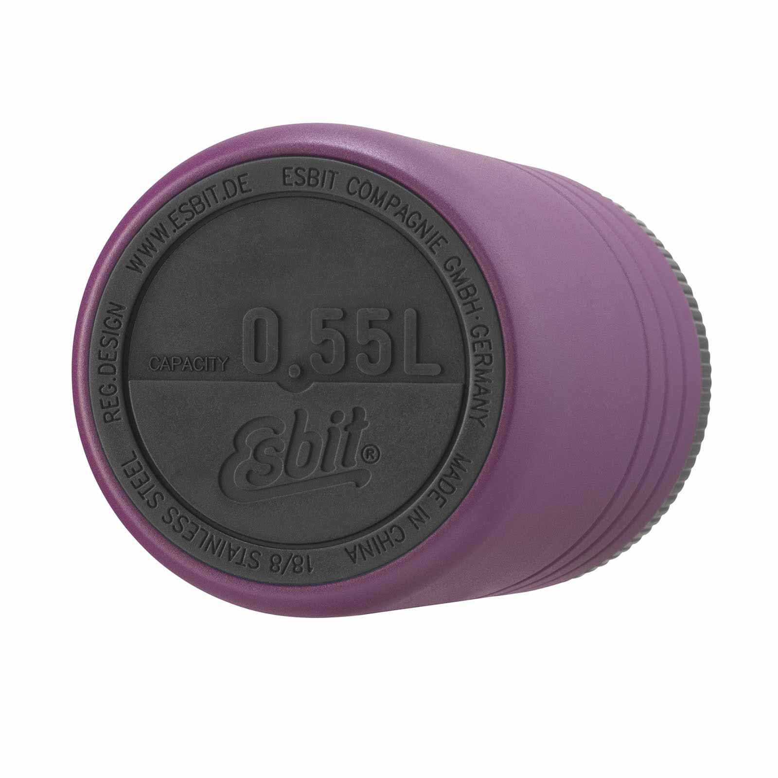 Esbit MAJORIS Thermobehälter für Essen Lila 550 ml mit Schutzpad