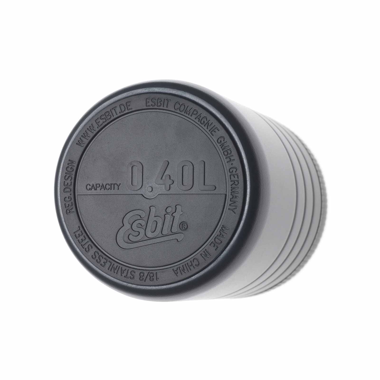 Esbit MAJORIS Thermobehälter für Essen Schwarz 400 ml mit Schutzpad