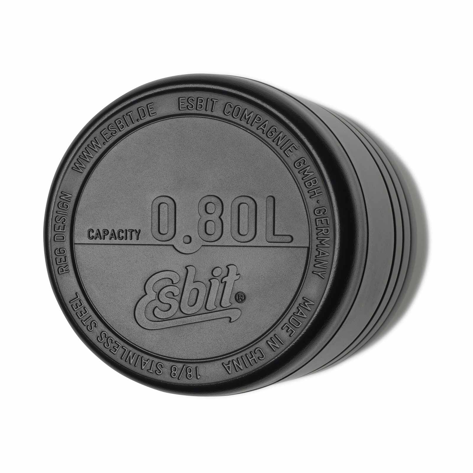 Esbit MAJORIS Thermobehälter Schwarz 800 ml mit Schutzpad