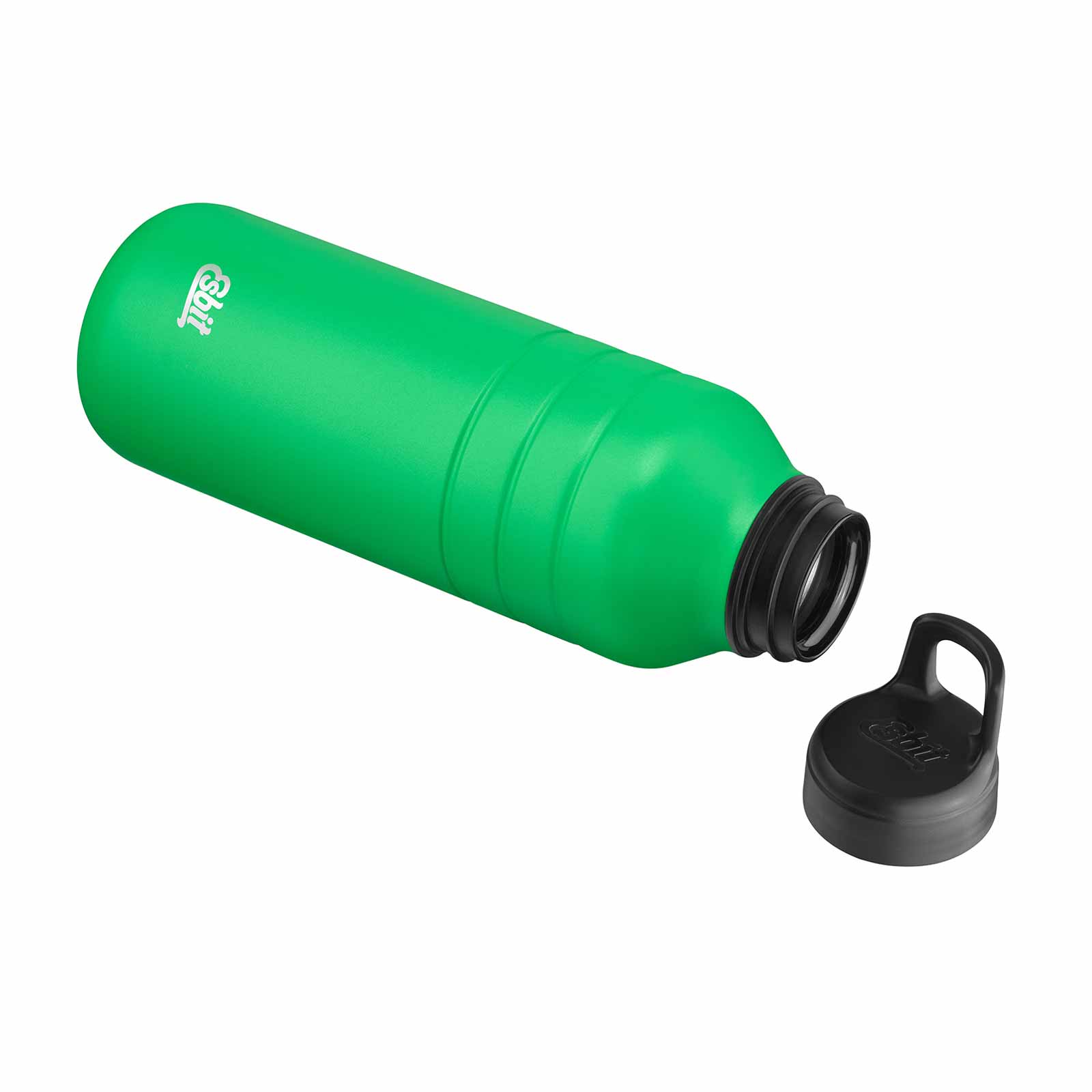 Esbit MAJORIS Edelstahl Trinkflasche Grün 1000 ml liegend mit Verschluss