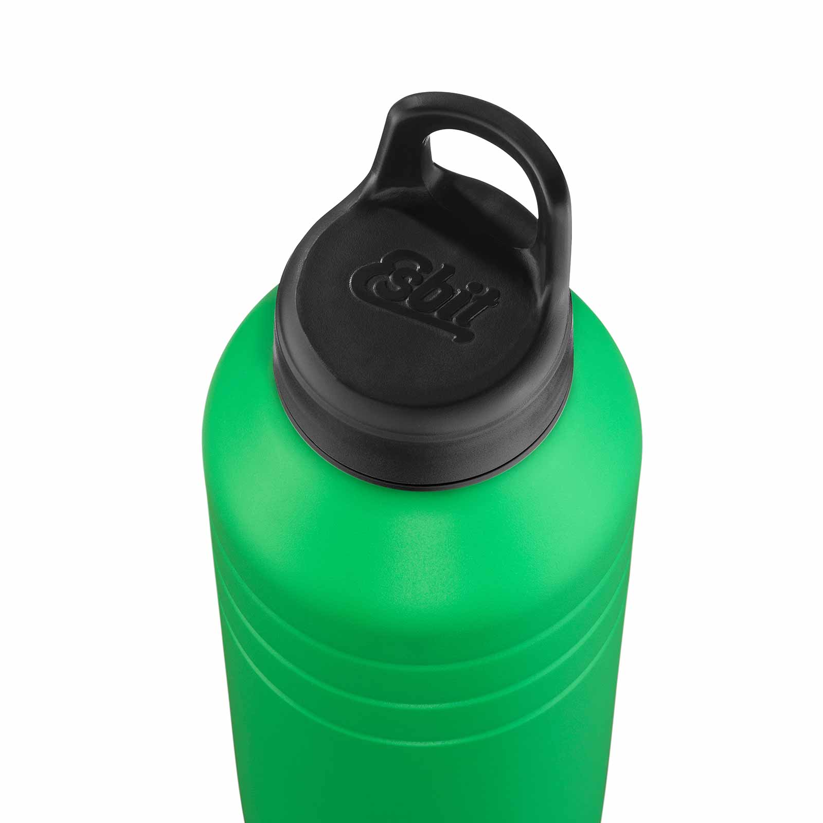Esbit MAJORIS Edelstahl Trinkflasche Grün 1000 ml von oben