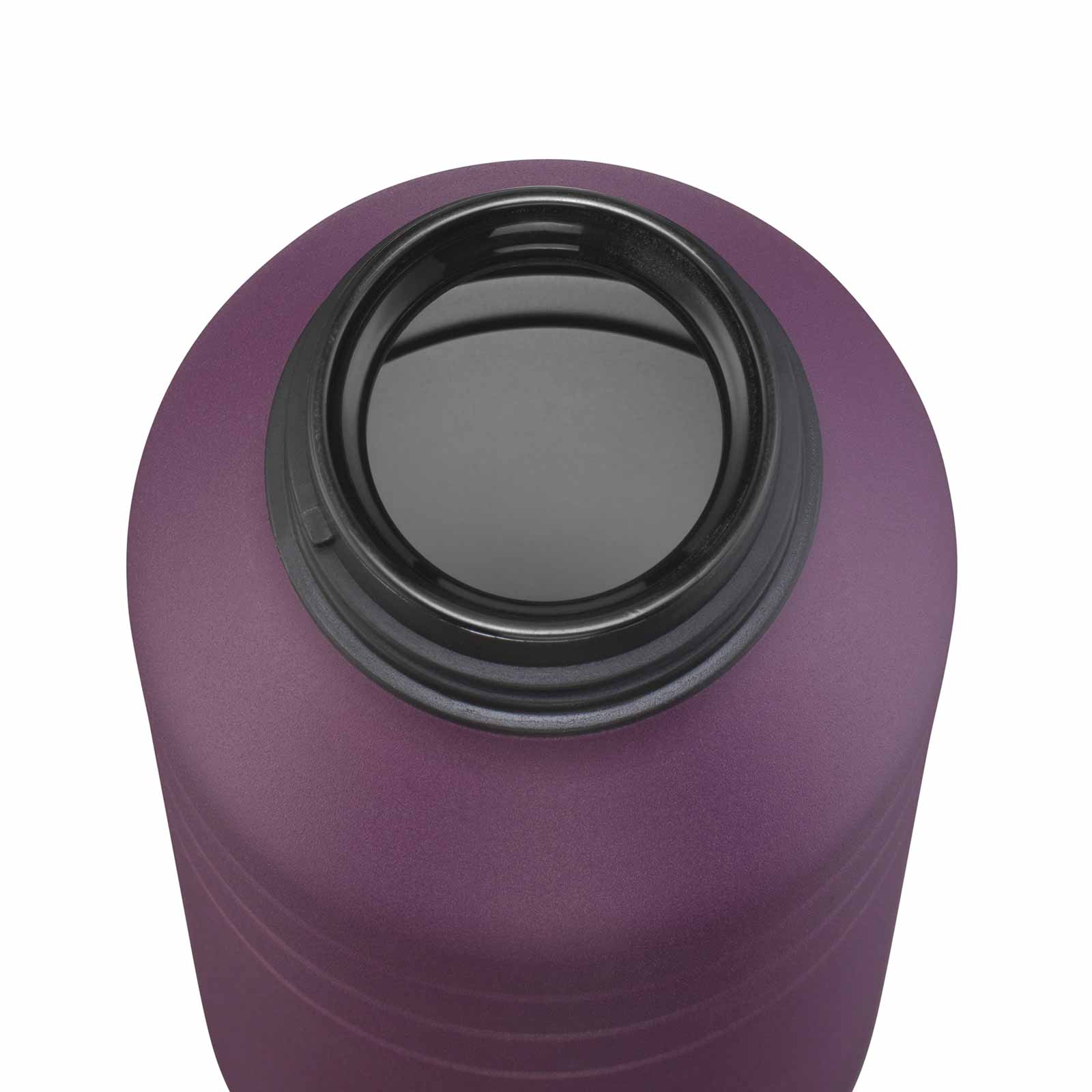 Esbit MAJORIS Edelstahl Trinkflasche Lila 1000 ml geöffnet von oben