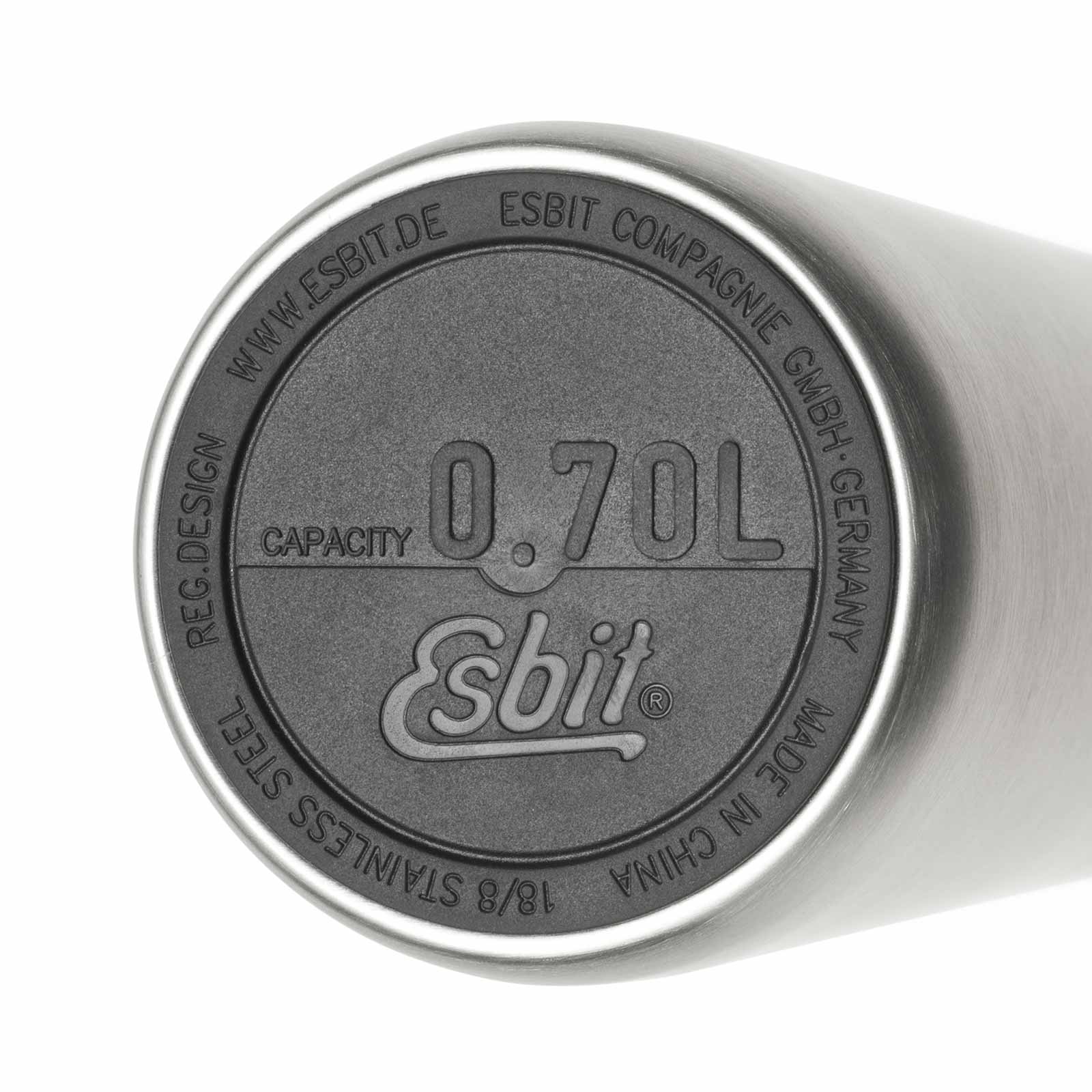 Esbit MAJORIS Thermo Trinkflasche Edelstahl 1000 ml mit Schutzpad
