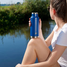 Esbit PICTOR Thermo Trinkflasche Blau am See