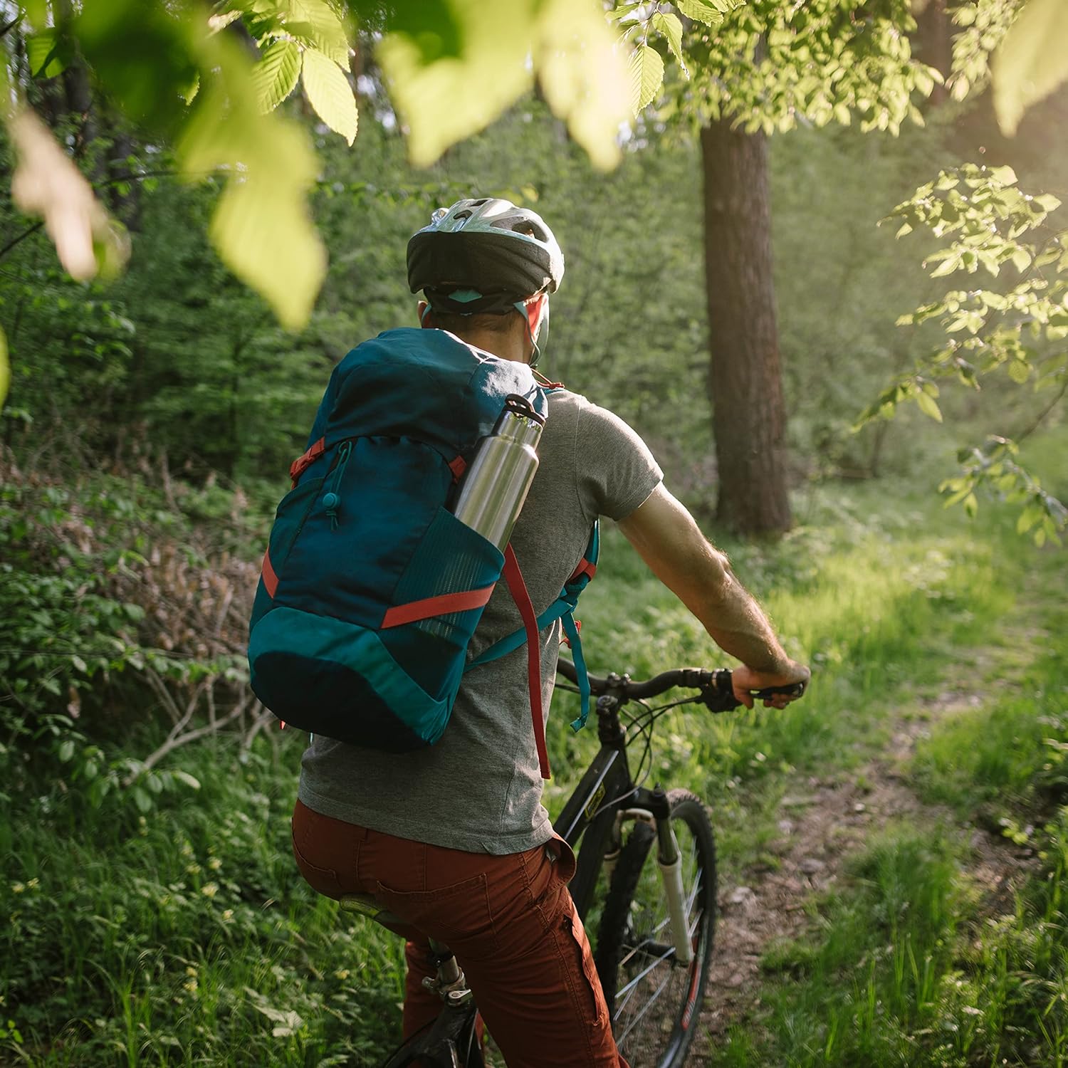 Esbit PICTOR Thermo Trinkflasche Edelstahl bei Radtour