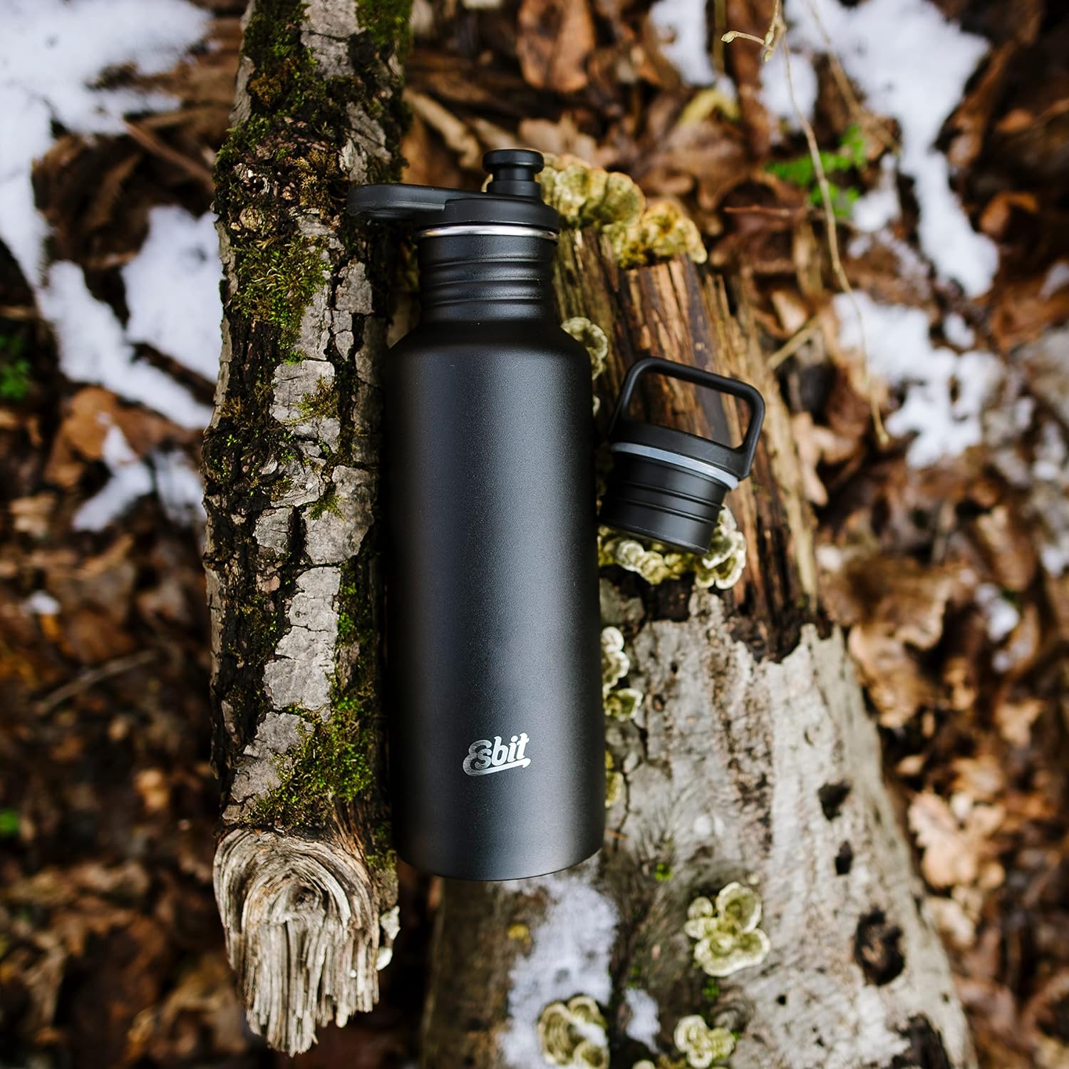 Esbit PICTOR Sportflasche Schwarz in der Natur