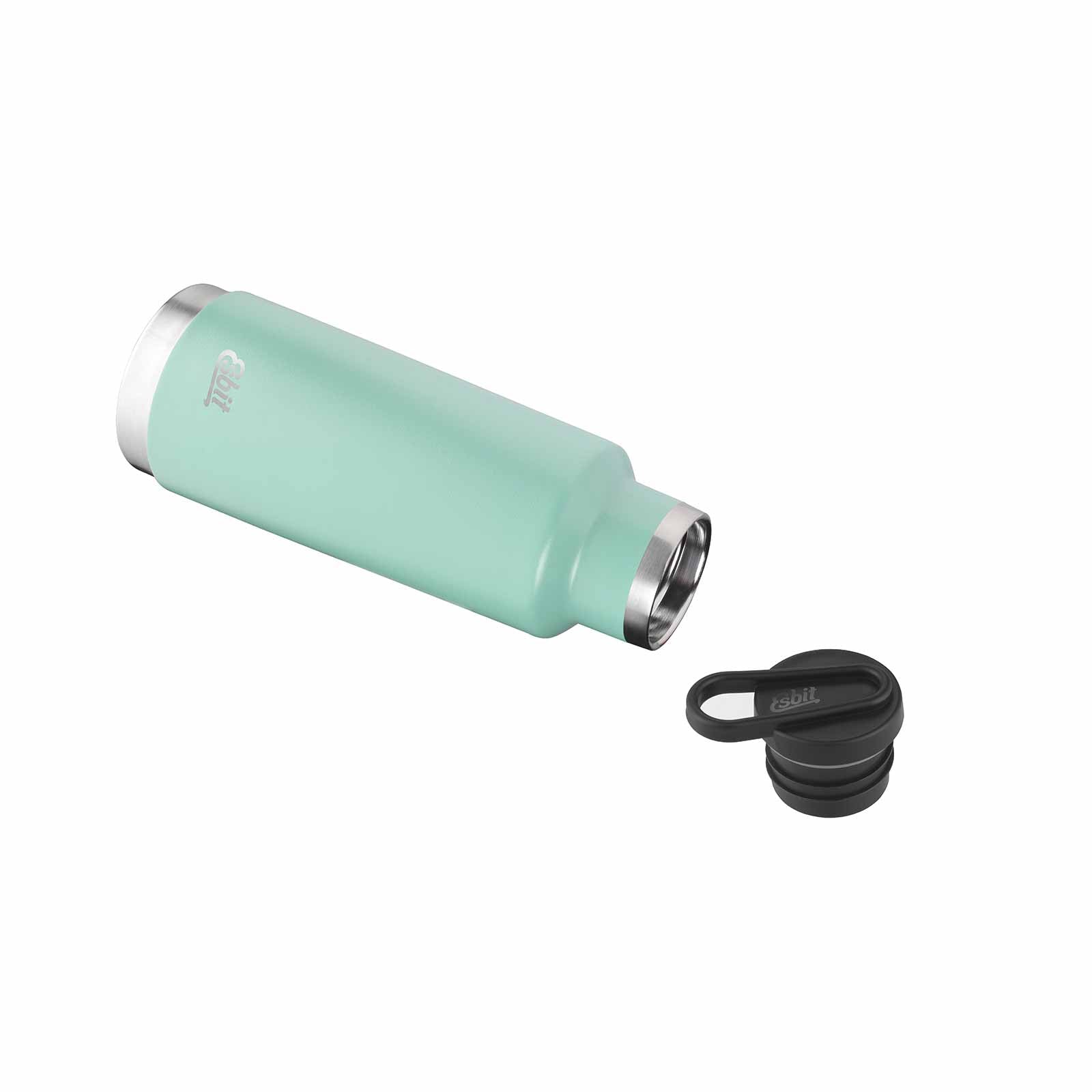 Esbit PICTOR Thermo Trinkflasche Grün 550 ml liegend mit Verschluss