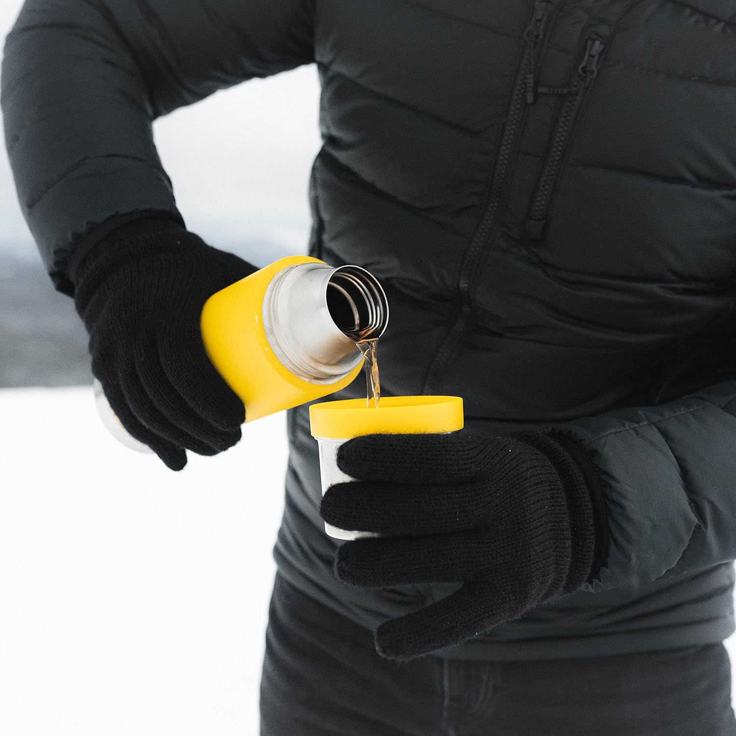 Esbit SCULPTOR Isolierflasche Gelb bei Pause