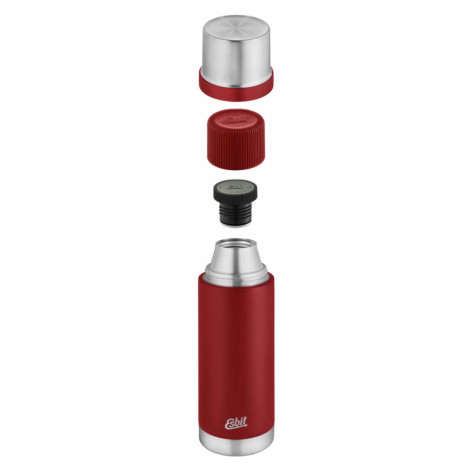 Esbit SCULPTOR Isolierflasche Rot 1000 ml
