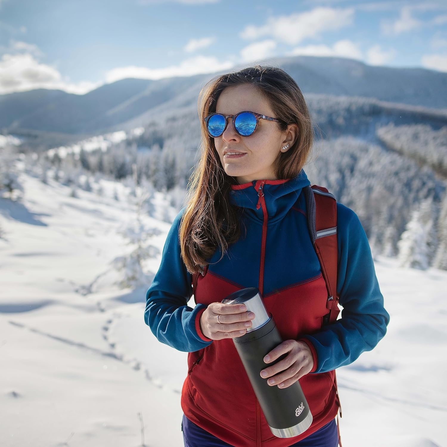 Esbit SCULPTOR Isolierflasche Schwarz beim Ski