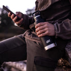 Esbit SCULPTOR Thermo Trinkflasche Schwarz bei Pause