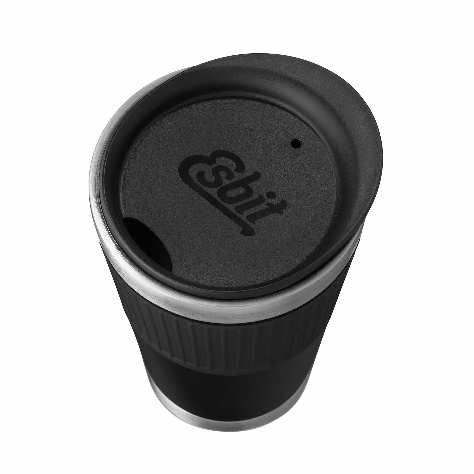 Esbit SCULPTOR Thermobecher Schwarz 550 ml von oben