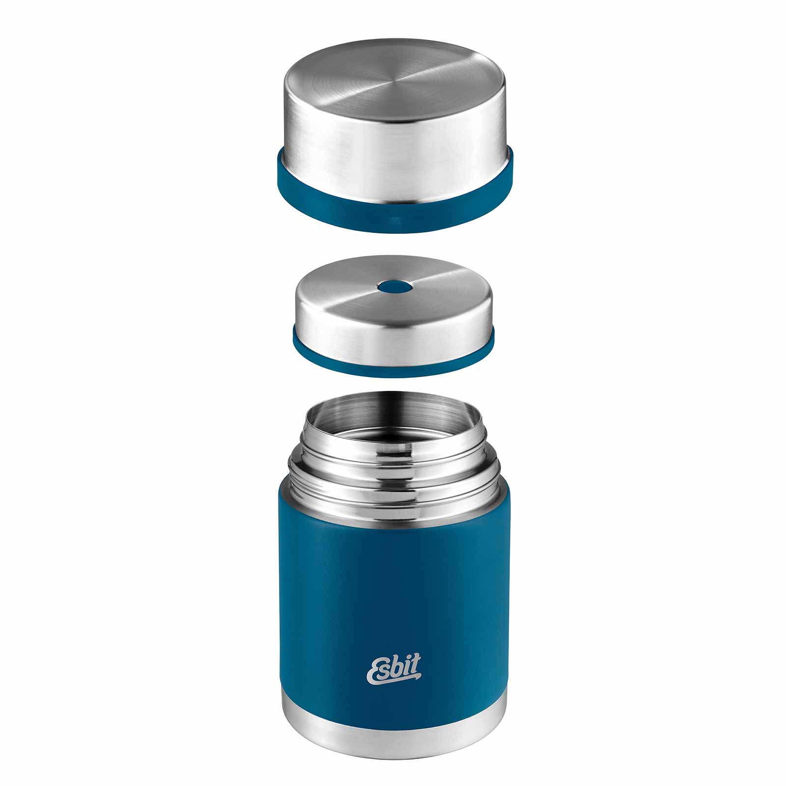 Esbit SCULPTOR Thermobehälter Blau schwebend mit Deckel und Verschluss