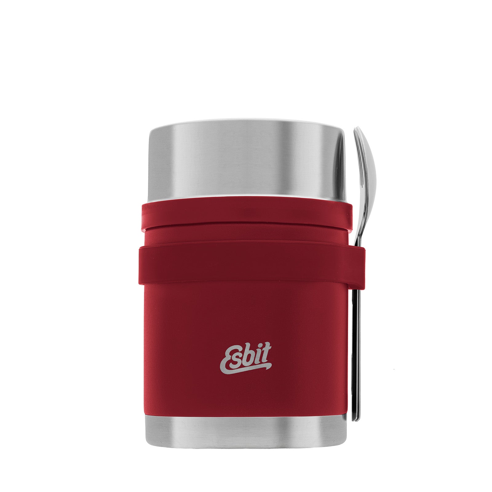 Esbit SCULPTOR Thermobehälter in Rot mit Besteckset 750 ml