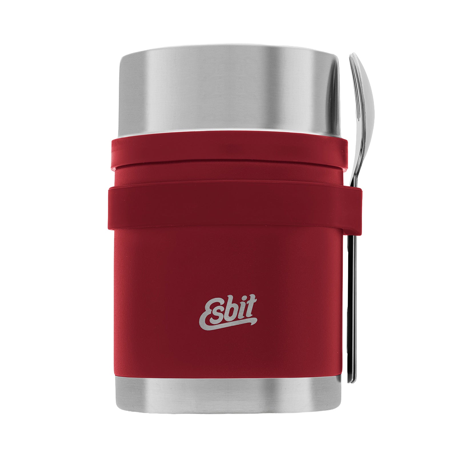 Esbit SCULPTOR Thermobehälter in Rot mit Besteckset 750 ml