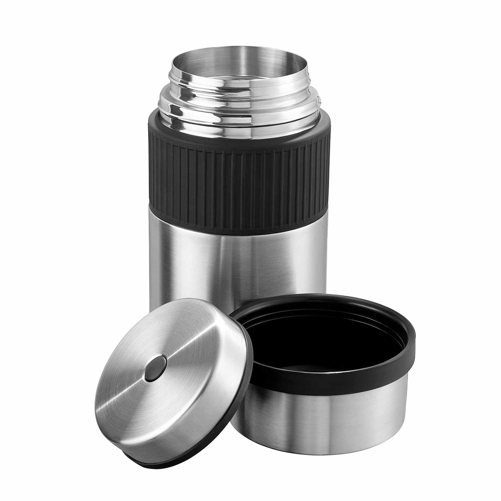 Esbit SCULPTOR Thermobehälter Edelstahl 1000 ml mit Manschette mit Deckel und Verschluss