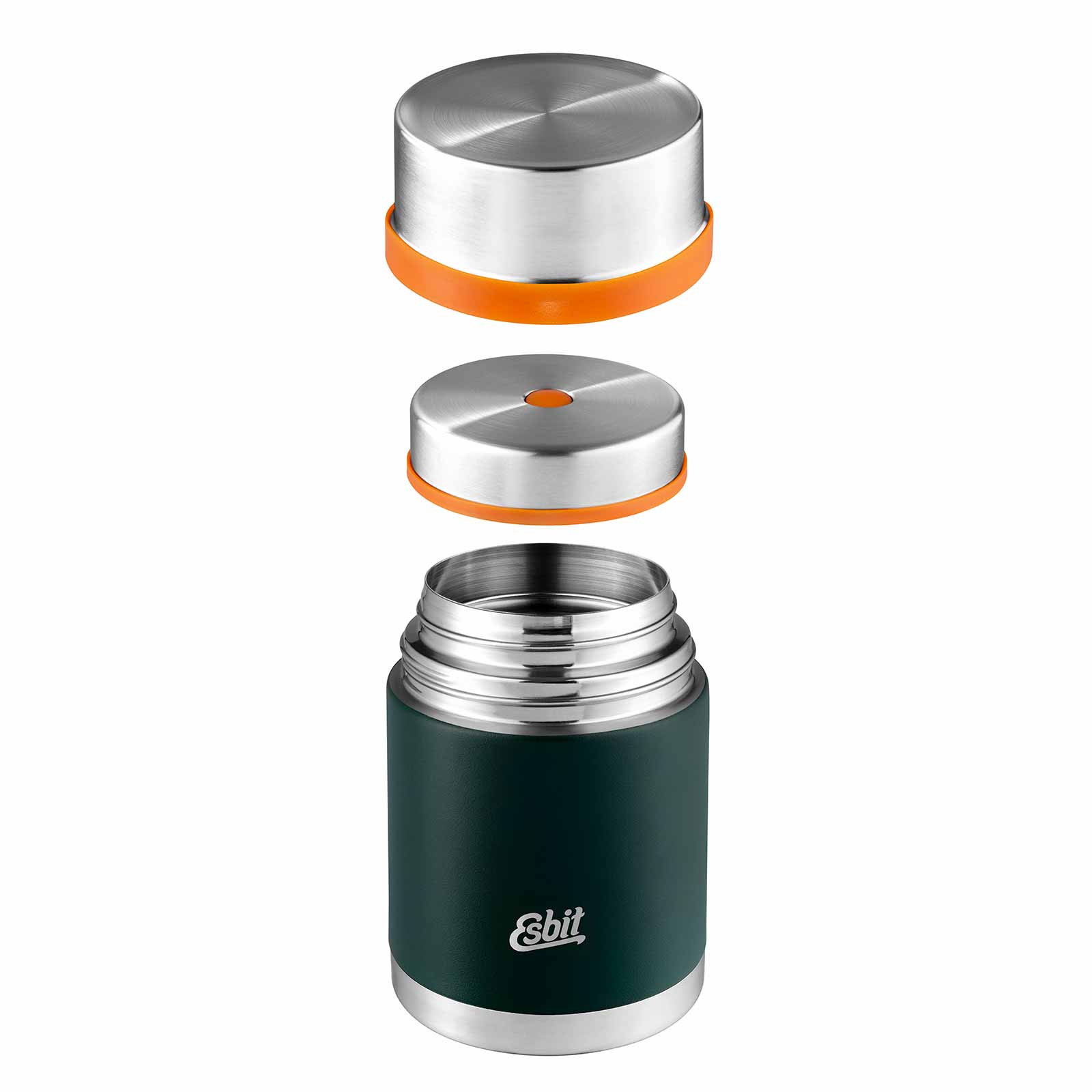 Esbit SCULPTOR Thermobehälter Grün 750 ml schwebend mit Deckel und Verschluss