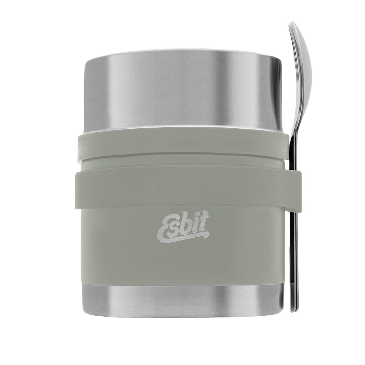 Esbit SCULPTOR Thermobehälter in Stone Grey mit Besteckset 500 ml