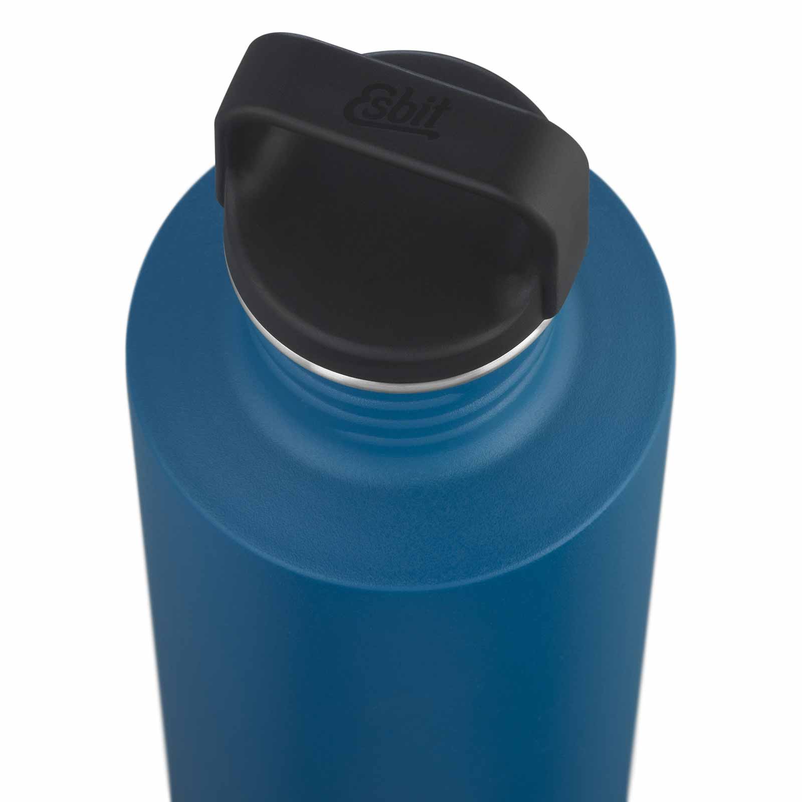 Esbit SCULPTOR Edelstahl Trinkflasche Polar Blue von oben