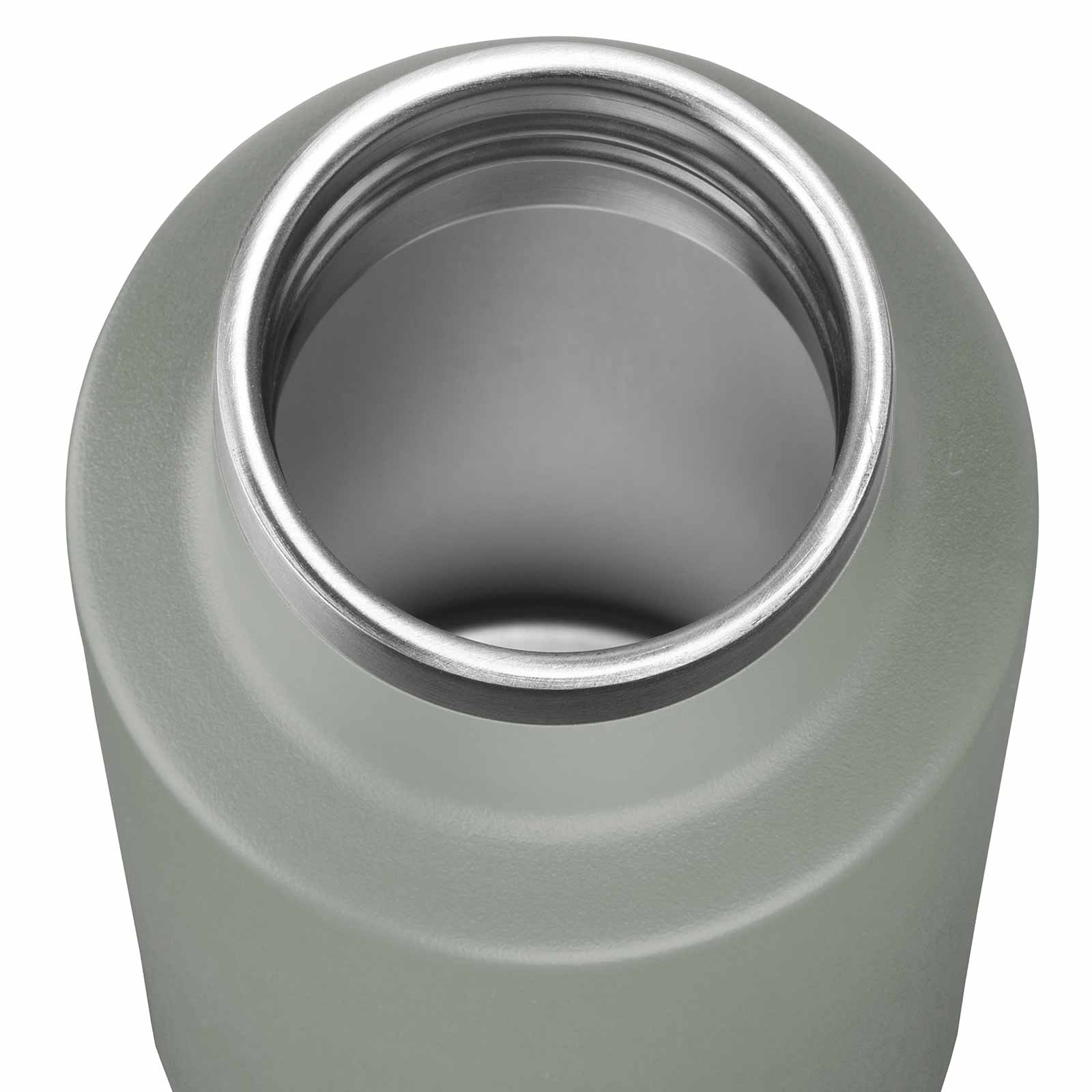 Esbit SCULPTOR Thermo Trinkflasche Grau geöffnet von oben