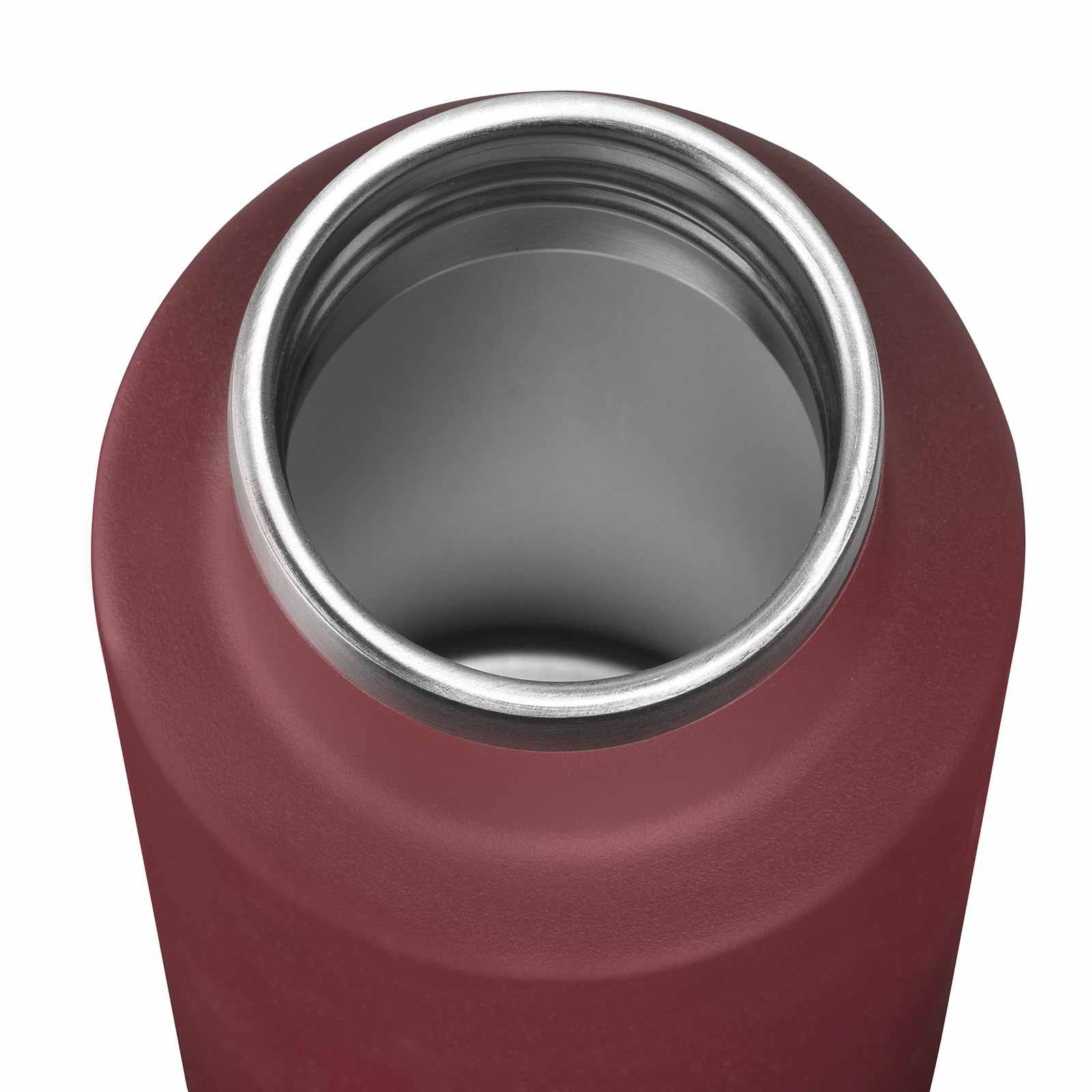 Esbit SCULPTOR Thermo Trinkflasche Rot geöffnet von oben