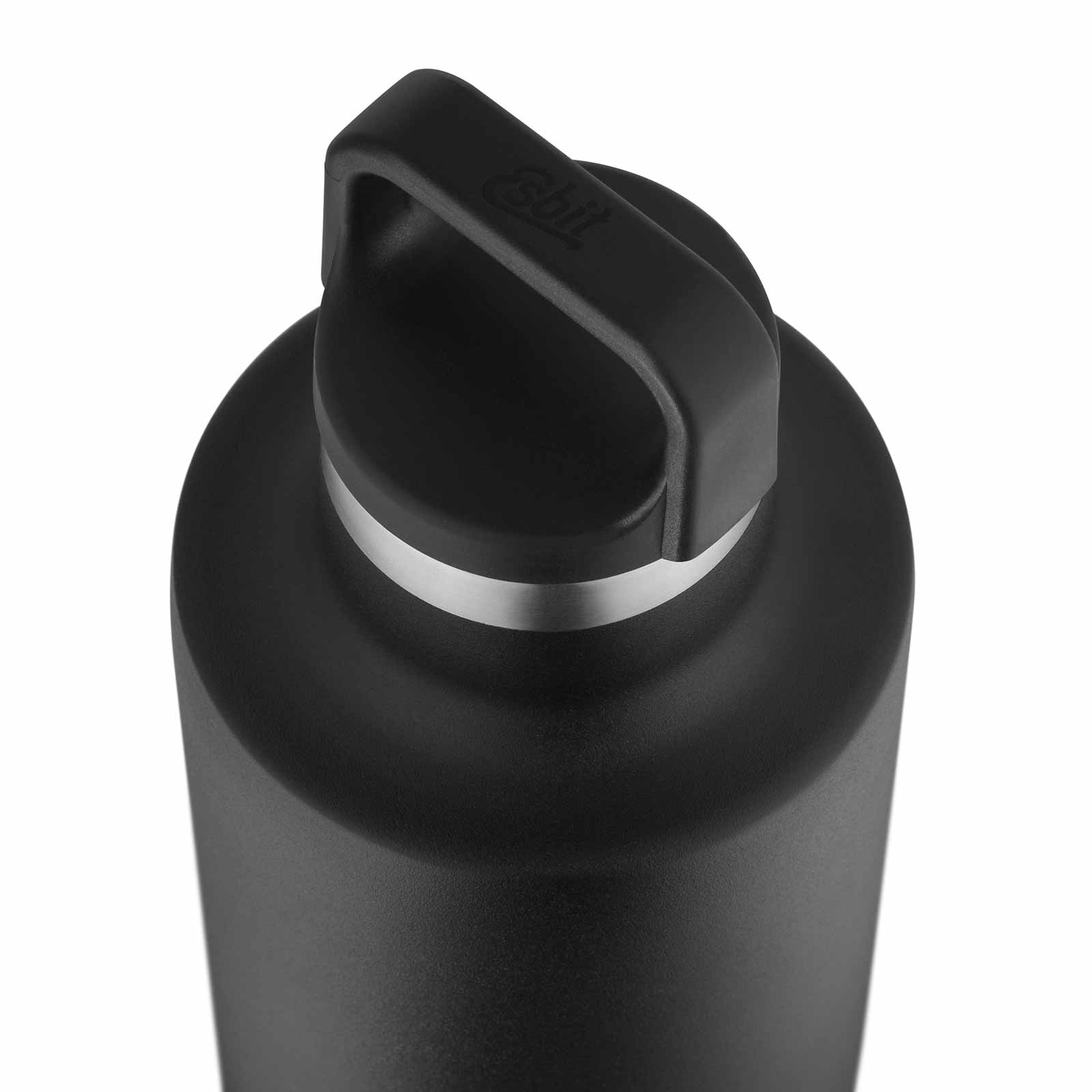 Esbit SCULPTOR Thermo Trinkflasche Schwarz von oben