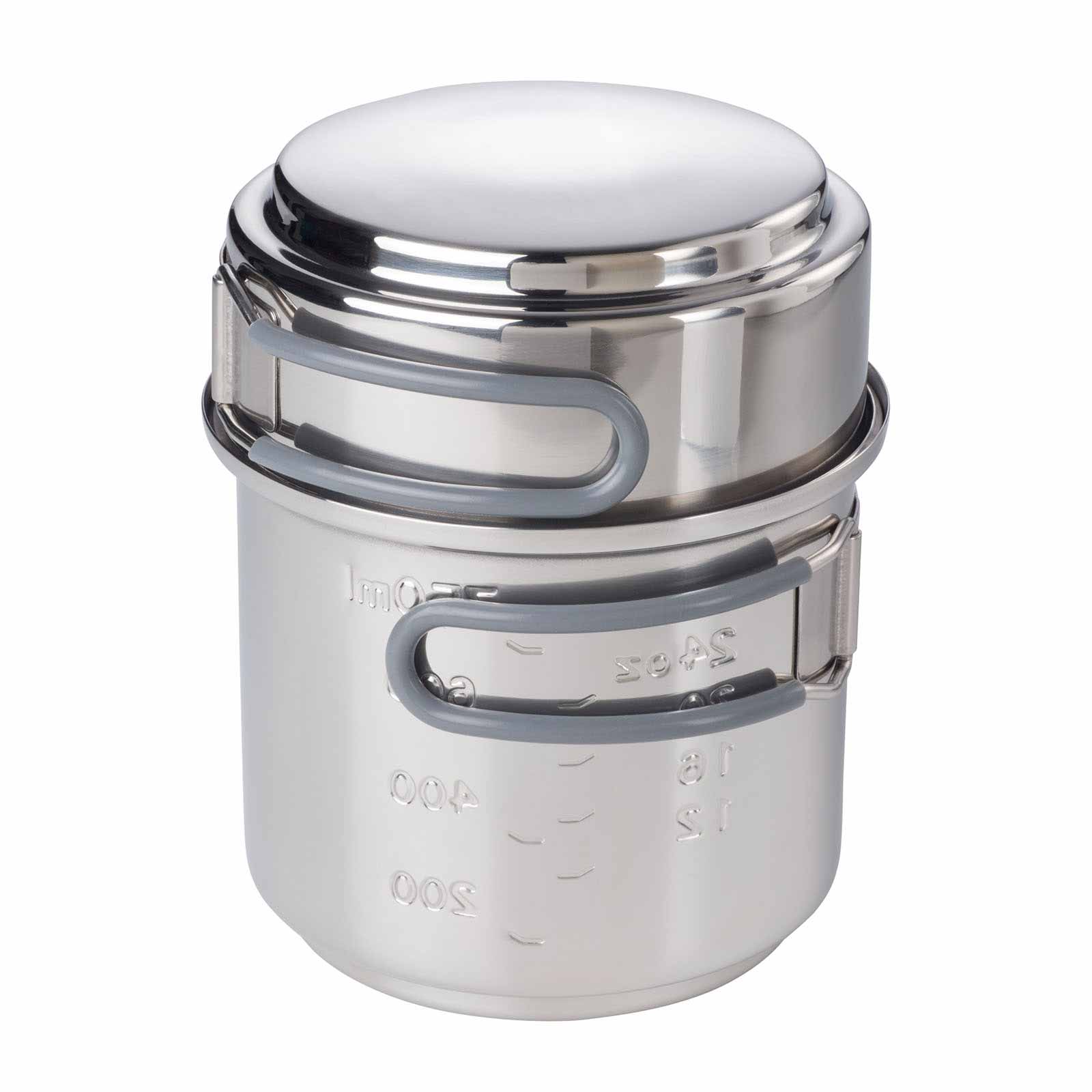 Esbit Spiritus Kocher aus Edelstahl 985 ml zusammengestellt