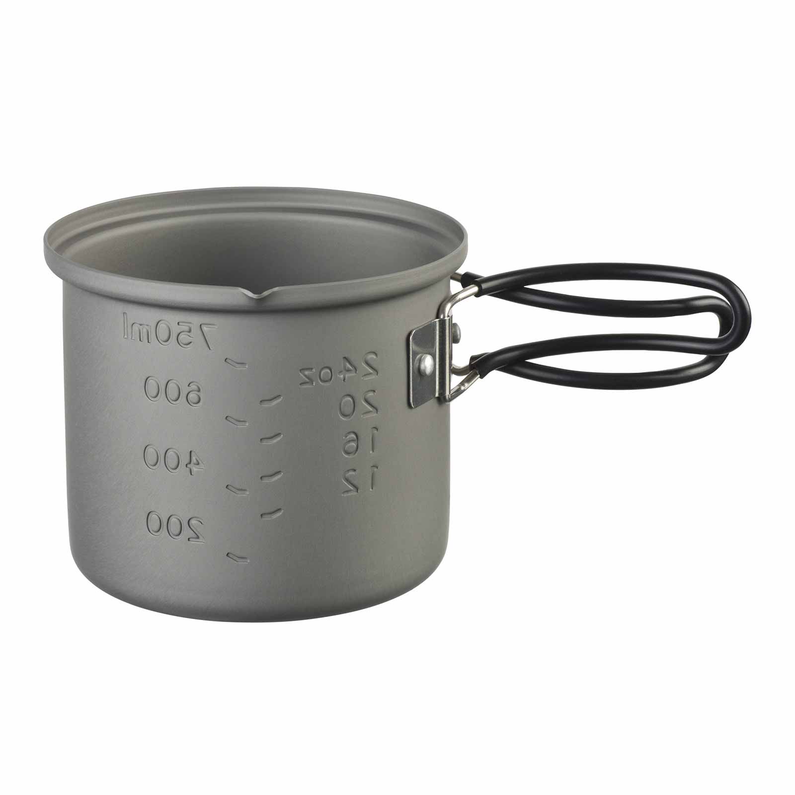 Esbit Camping Topfset aus Aluminium 1000 ml Ausgiesshilfe