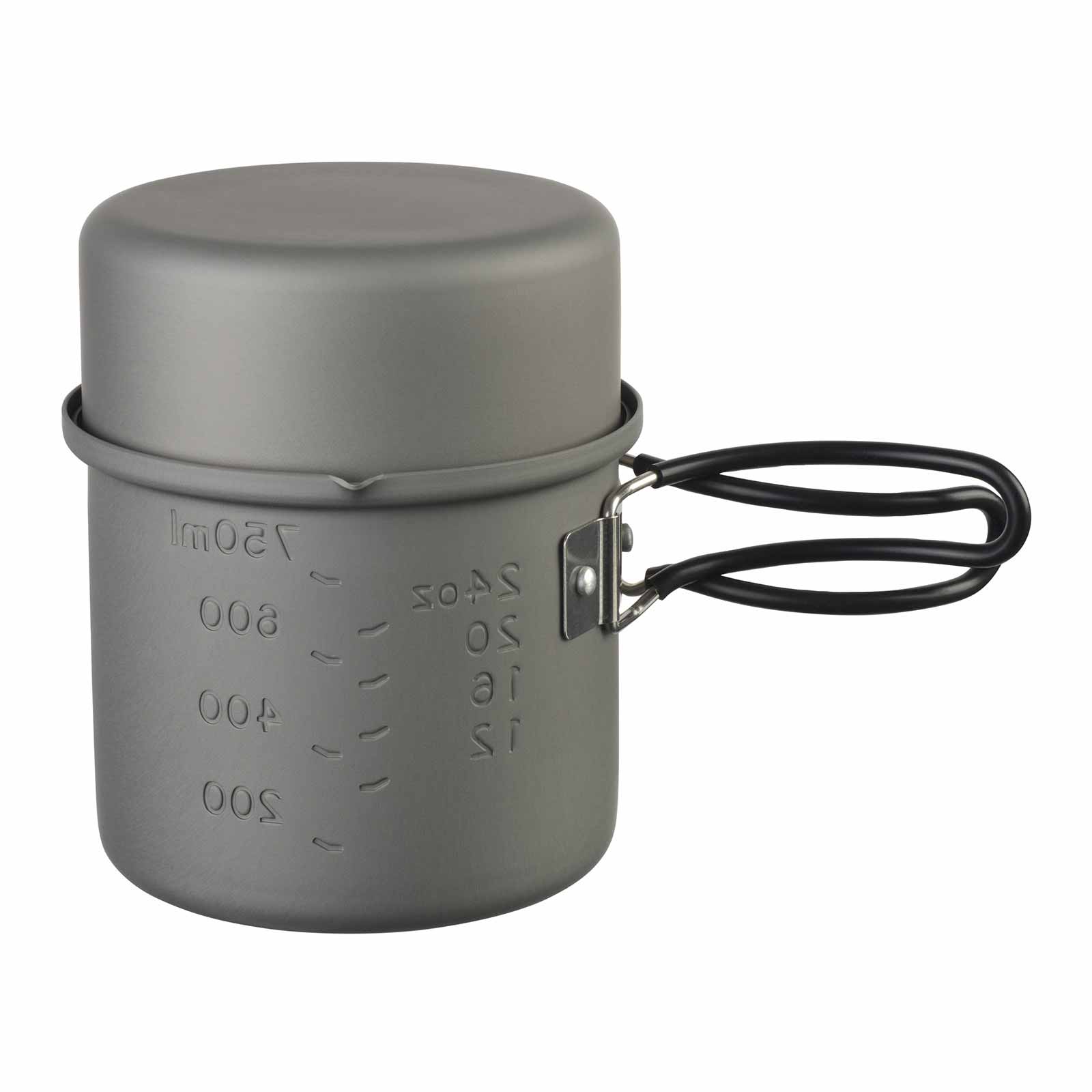 Esbit Camping Topfset aus Aluminium 1000 ml Volumenskala