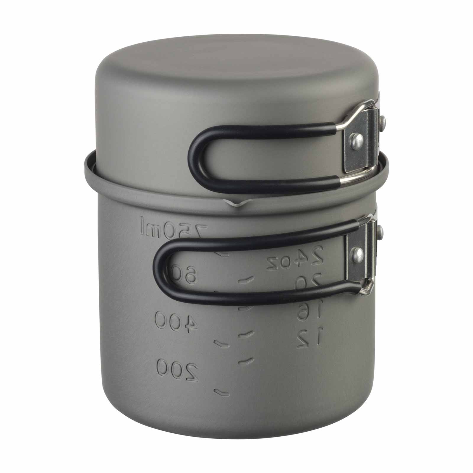Esbit Camping Topfset aus Aluminium 1000 ml Zusammengestellt
