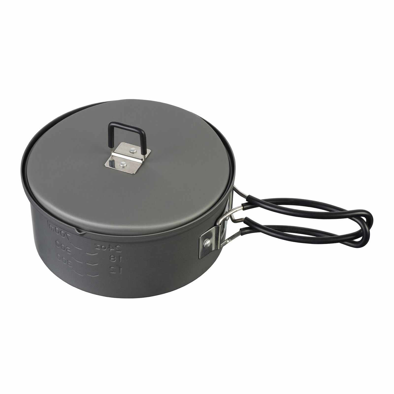 Esbit Camping Topf aus Aluminium 1100 ml Draufsicht