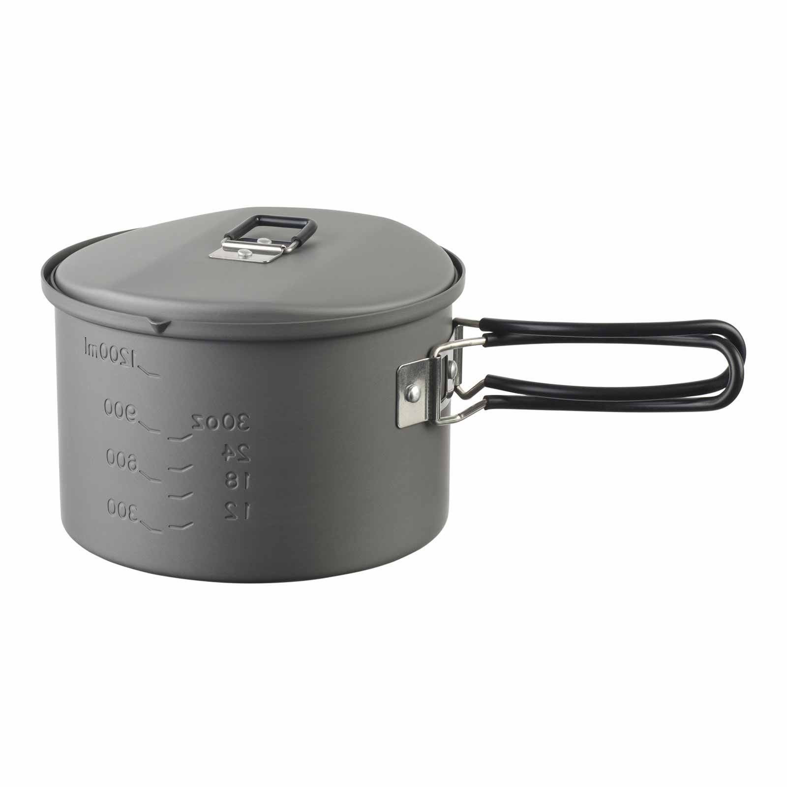 Esbit Camping Topf aus Aluminium 1600 ml Volumenskala
