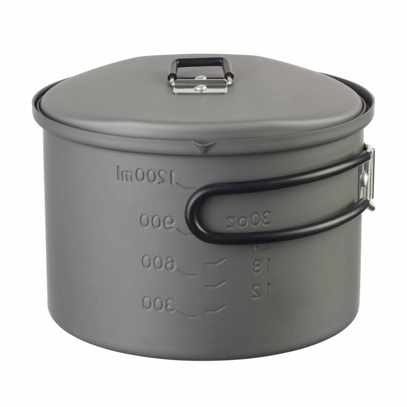 Esbit Camping Topf aus Aluminium 1600 ml Zusammengestellt