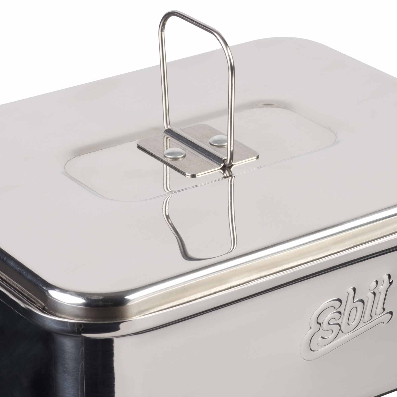 Esbit Camping Kochtopf aus Edelstahl 1200 ml Von oben