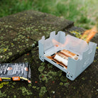 Esbit Trockenbrennstoff-Tabletten 8x27g in Schlauchbeutelfolie und Nutzung mit Esbit Kocher mit Windschutz