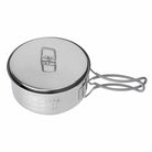 Esbit Camping Kochset aus Edelstahl 1000 ml Draufsicht